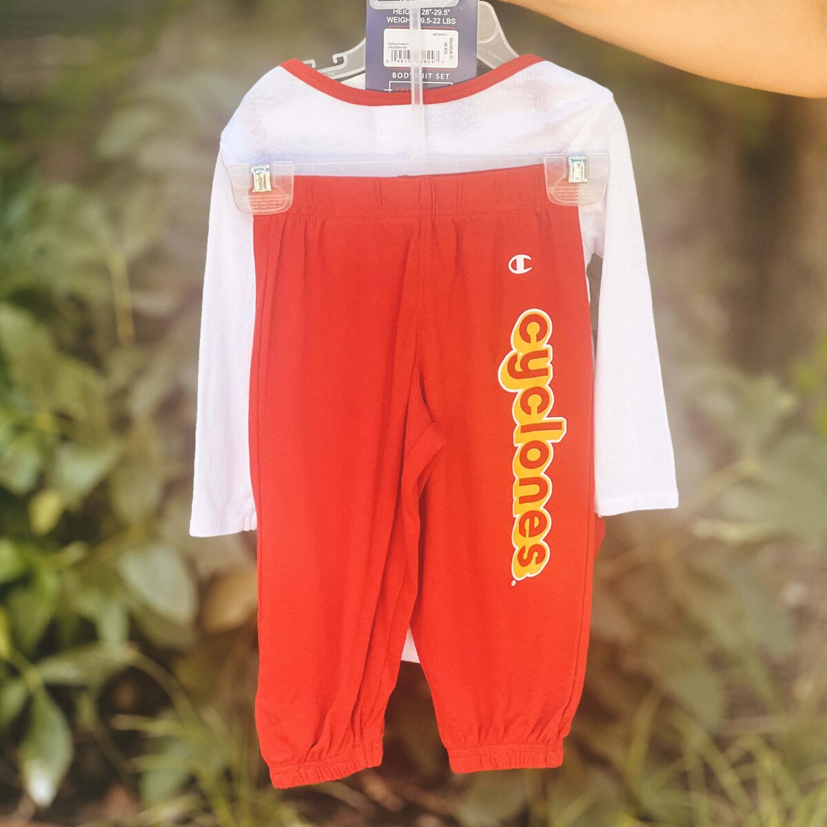Champion Infant Leaning Cy White 2-Piece Set